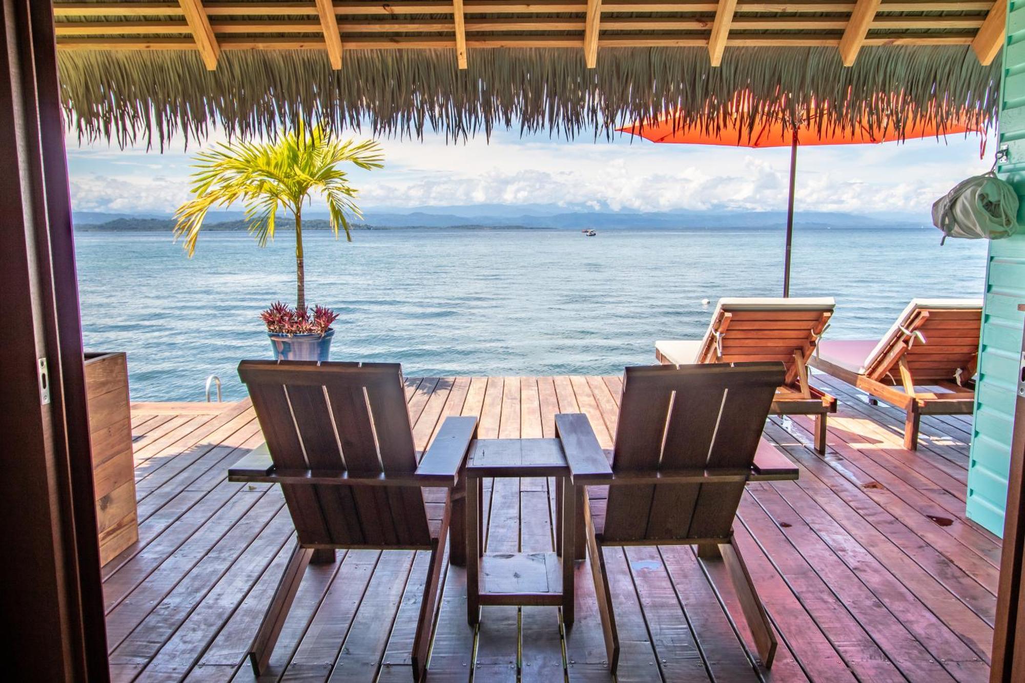 Sol Bungalows Bocas Town Bagian luar foto