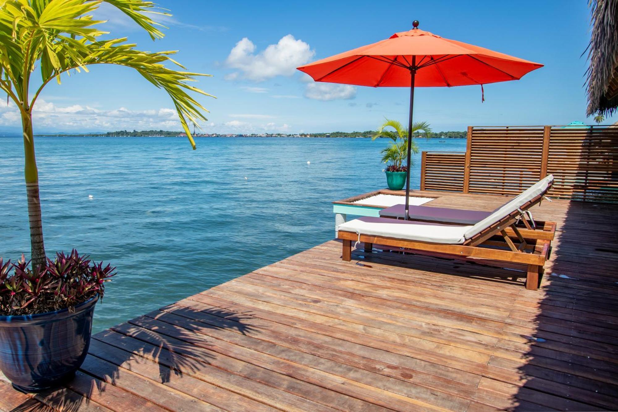 Sol Bungalows Bocas Town Bagian luar foto