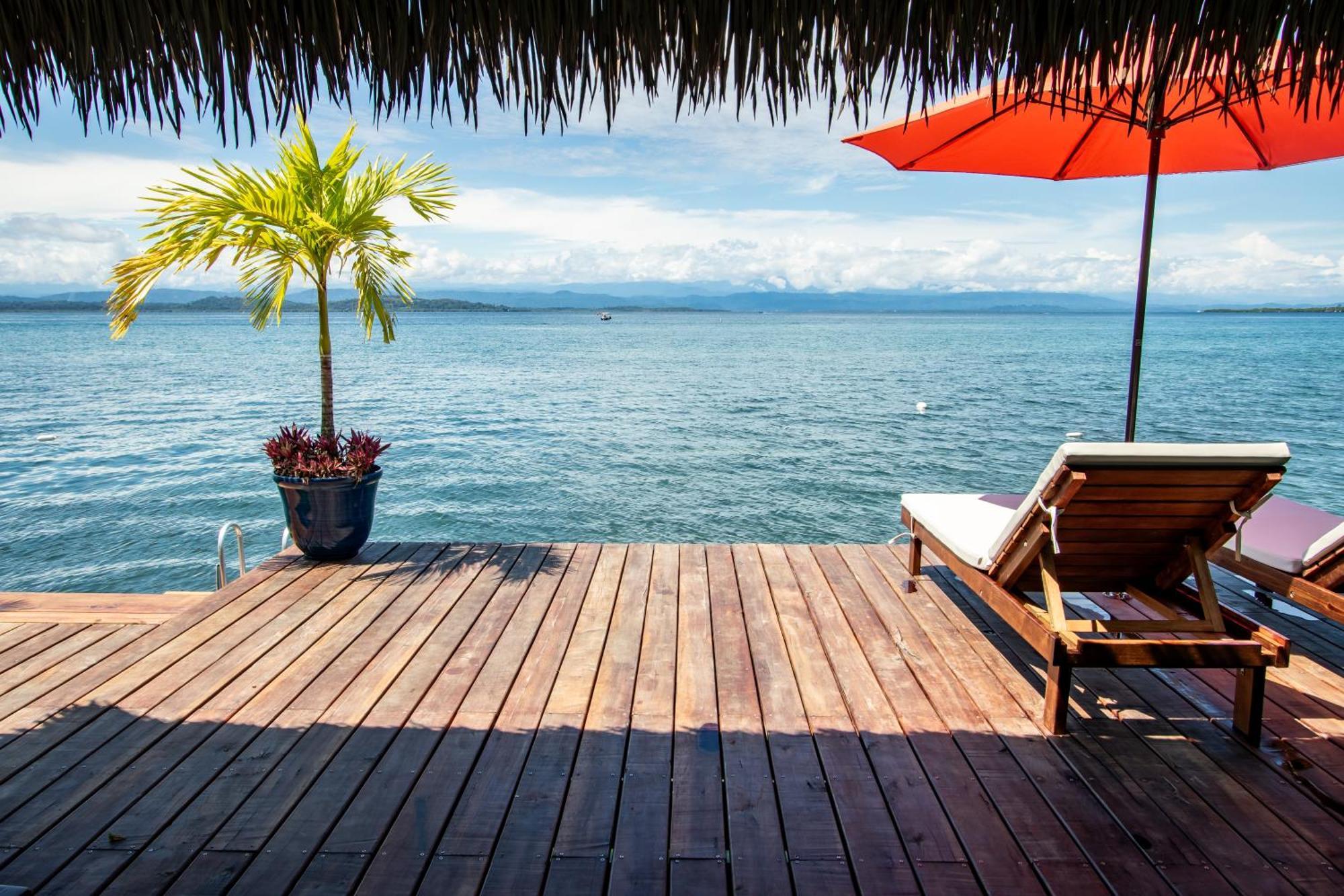 Sol Bungalows Bocas Town Bagian luar foto
